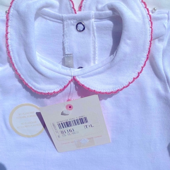 NWT Beautiful Mini Mimo Baby Girl Embroidered Top - Picture 2 of 7